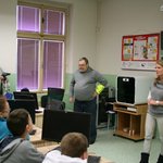 Bezpečné přecházení přes přechod - Kamenné Žehrovice 10. 3. 2016