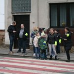 Bezpečné přecházení přes přechod - Kamenné Žehrovice 10. 3. 2016