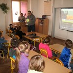 Bezpečné přecházení přes přechod - Kamenné Žehrovice 10. 3. 2016